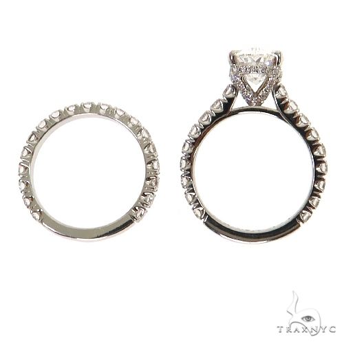 Oval Diamond Engagment Ring Set 68834 - Image 5