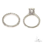 Oval Diamond Engagment Ring Set 68834 - Image 6