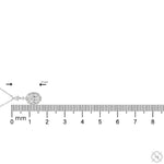 Oval Diamond Necklace 70754 - Image 8