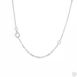 Oval Halo Diamond Necklace 70755 - Image 5