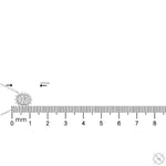 Oval Halo Diamond Necklace 70755 - Image 7