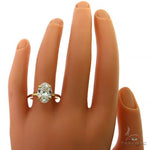 Oval Shape Diamond Engagement Ring 68838 - Image 6