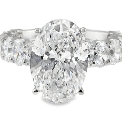 Oval Shape Diamond Engagement Ring 70617 - Image 1