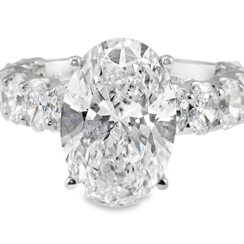 Oval Shape Diamond Engagement Ring 70617 - Image 1