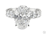 14K Gold Oval Shape Lab-Grown Diamond Engagement Ring 70617