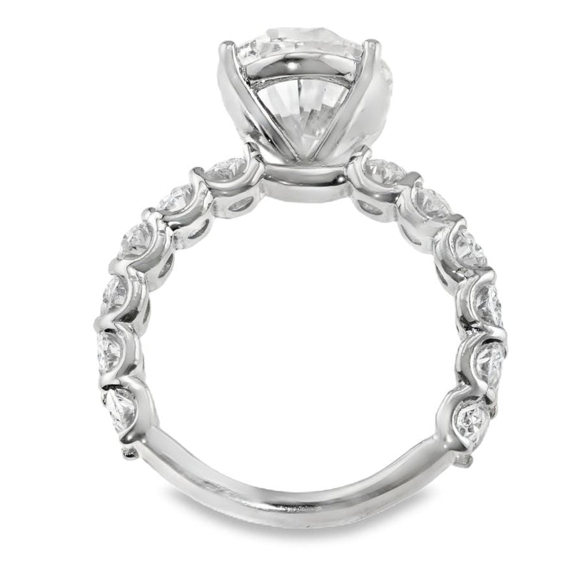 Oval Shape Diamond Engagement Ring 70617 - Image 4