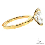Oval Shape Diamond Engagement Ring (Lab) 68285 - Image 3