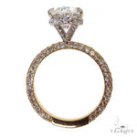 Oval Shape Diamond Engagement Ring (Lab) 68363 - Image 4