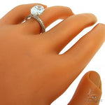 Oval Shape Diamond Engagement Ring (Lab) 68363 - Image 7