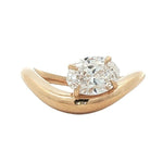 Oval Twist Diamond Ring 70886 - Image 1