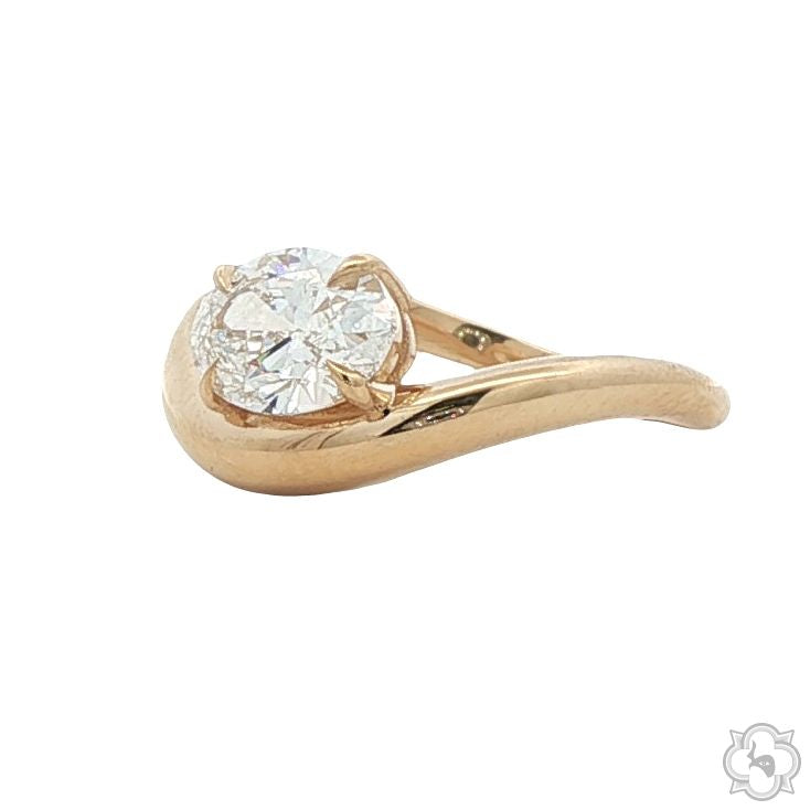 Oval Twist Diamond Ring 70886 - Image 4