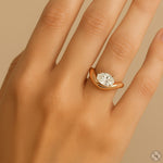 Oval Twist Diamond Ring 70886 - Image 6