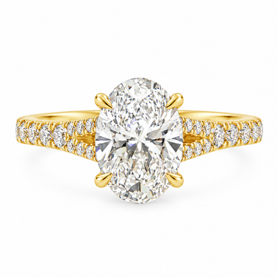 Oval Diamond Engagement Ring 2 Ct 71792