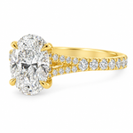 Oval Diamond Engagement Ring 2 Ct 71792