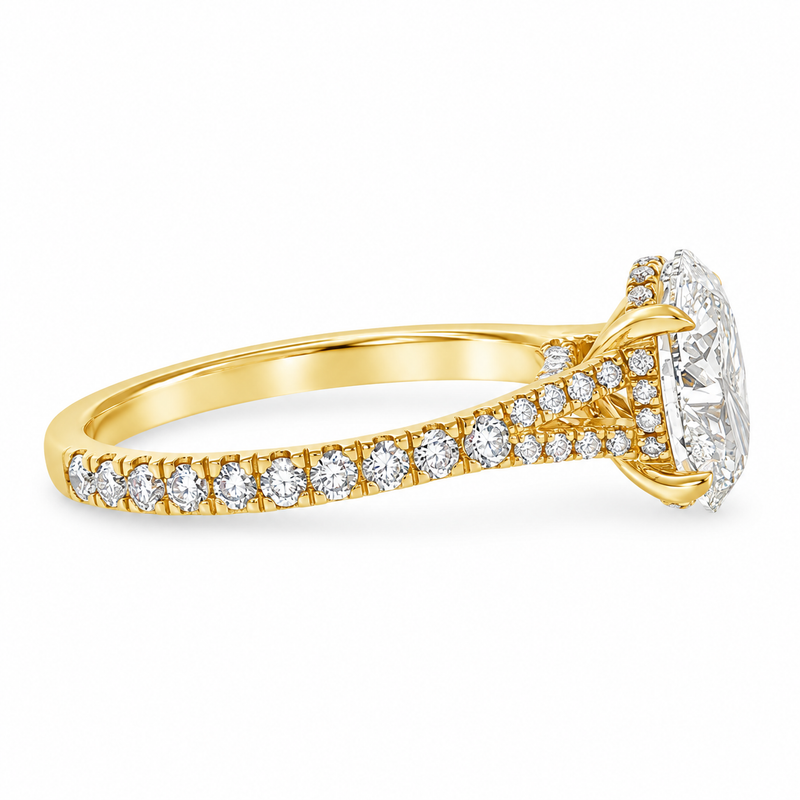 Oval Diamond Engagement Ring 2 Ct 71792