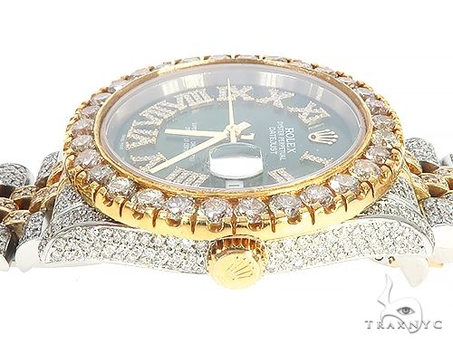 Oyster Perpetual DATEJUST Diamond Rolex Watch 65472 - Image 4