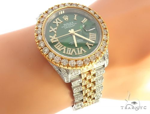 Oyster Perpetual DATEJUST Diamond Rolex Watch 65472 - Image 8
