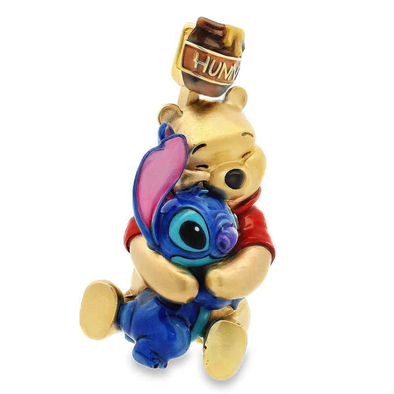 Custom Winnie the Pooh And Stitch Pendant With Enamel 70995