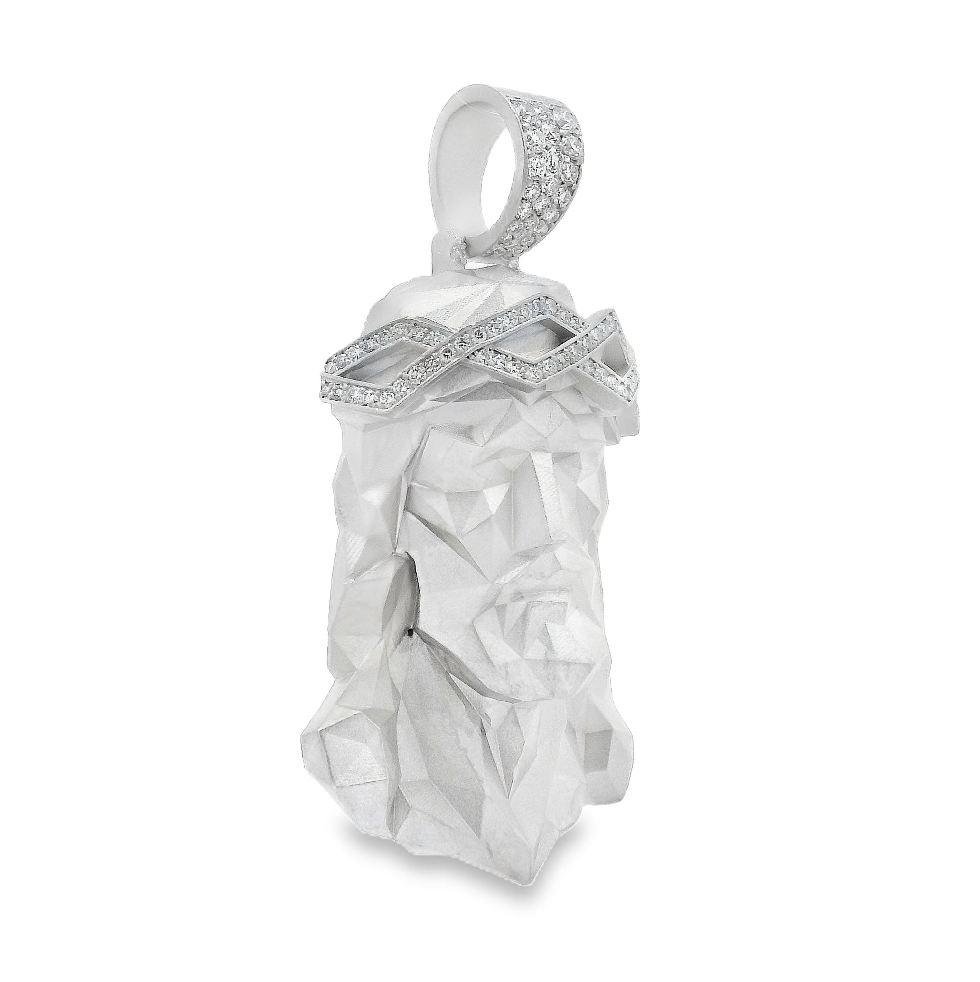 Silver Stealth Jesus Pendant 70942 | TraxNYC