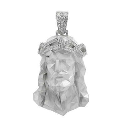 Silver Stealth Jesus Pendant 70942