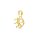 14K Crown Charm Pendant 57701