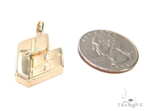 PS Yellow Gold Pendant 43559 - Image 5