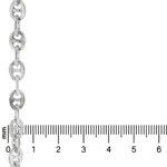 Palladium Silver Flat Mariner Chain 71452