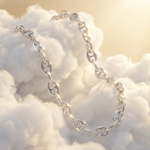 Palladium Silver Flat Mariner Chain 71452