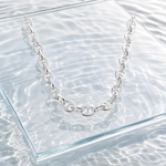 Palladium Silver Flat Mariner Chain 71452