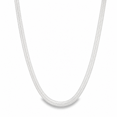 Palladium Silver Herringbone Chain 71454