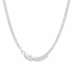 Palladium Silver Miami Cuban Chain 3.2mm 71449