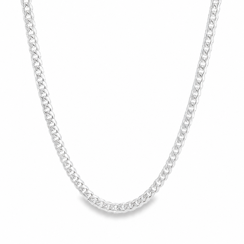 Palladium Silver Miami Cuban Chain 3.9mm 71450