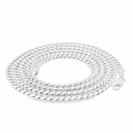 Palladium Silver Miami Cuban Chain 3.9mm 71450