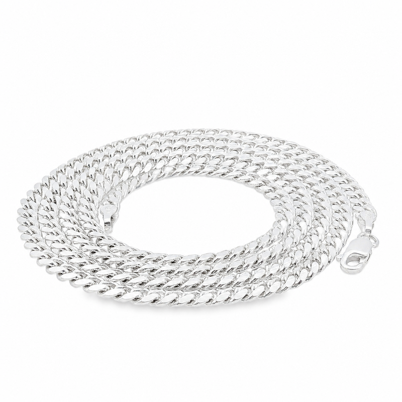 Palladium Silver Miami Cuban Chain 3.9mm 71450