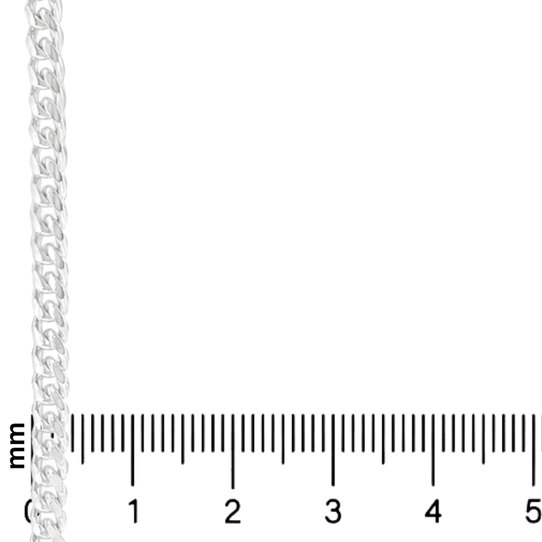 Palladium Silver Miami Cuban Chain 3.9mm 71450