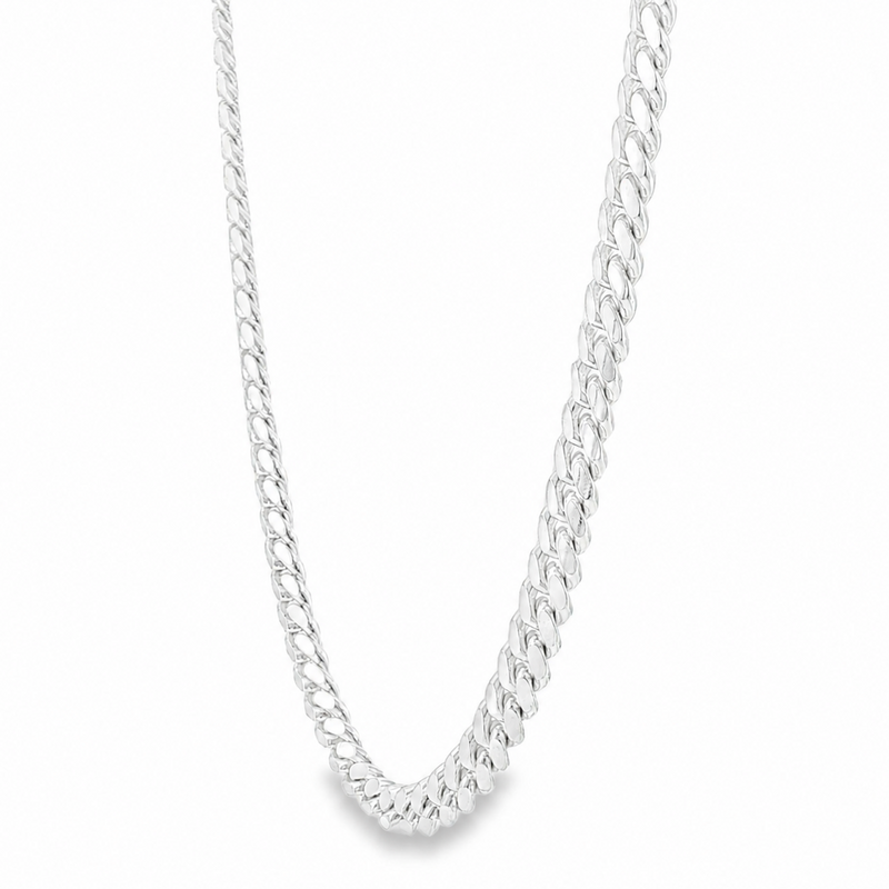 Palladium Silver Miami Cuban Chain 4.9mm 71451