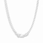 Palladium Silver Miami Cuban Chain 4.9mm 71451