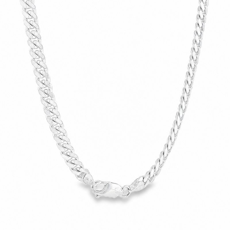 Palladium Silver Miami Cuban Chain 4.9mm 71451