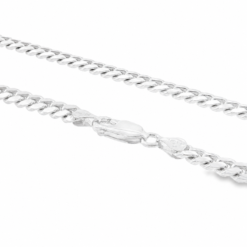 Palladium Silver Miami Cuban Chain 4.9mm 71451