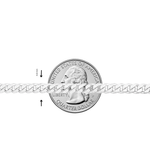 Palladium Silver Miami Cuban Chain 4.9mm 71451