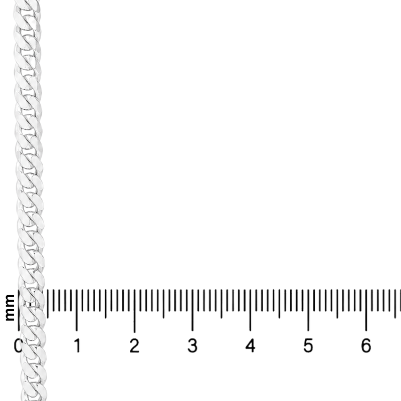 Palladium Silver Miami Cuban Chain 4.9mm 71451