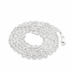 Palladium Silver Rolo Chain 3.6mm 71447