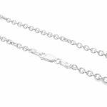 Palladium Silver Rolo Chain 3mm 71446