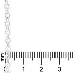 Palladium Silver Rolo Chain 3mm 71446