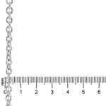 Palladium Silver Rolo Chain 4.5mm 71448