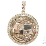 Panama Flag Diamond Pendant 42917 - Image 1