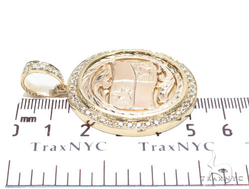 Panama Flag Diamond Pendant 42917 - Image 7