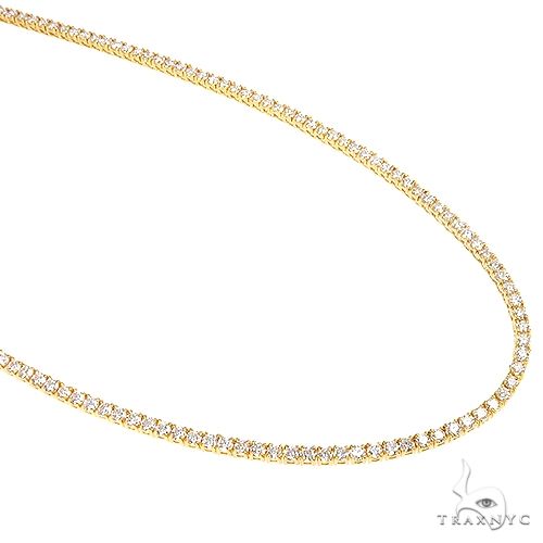 Parcel Diamond Tennis Chain 21.7 Inches 2.4 mm 69822 - Image 1