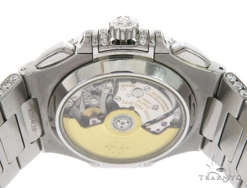 Patek Philippe Nautilus Chronograph Diamond Stainless Steel Watch 58638 - Image 10