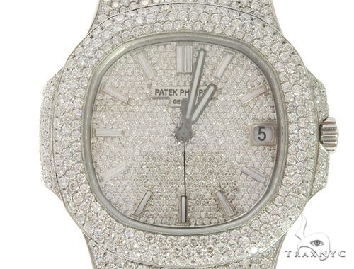 Patek Philippe Nautilus Diamond Stainless Steel Watch 58639 - Image 1